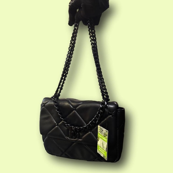 Badgley Mischka Big Chain Diamond Quilt convertible crossbody 🔥SALE🔥NWT - Picture 7 of 8